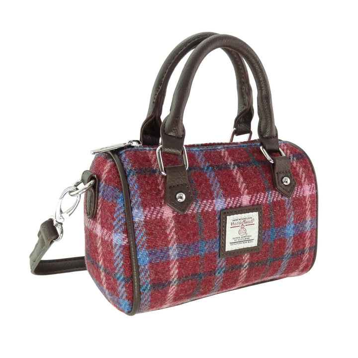 Harris Tweed Kilbride Mini Bowling Bag - Small Shoulder and Handbag