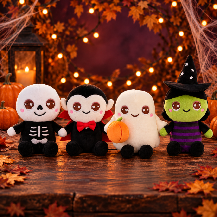 Keel Toys Halloween Spookamals Mini Soft Toys - Ghost