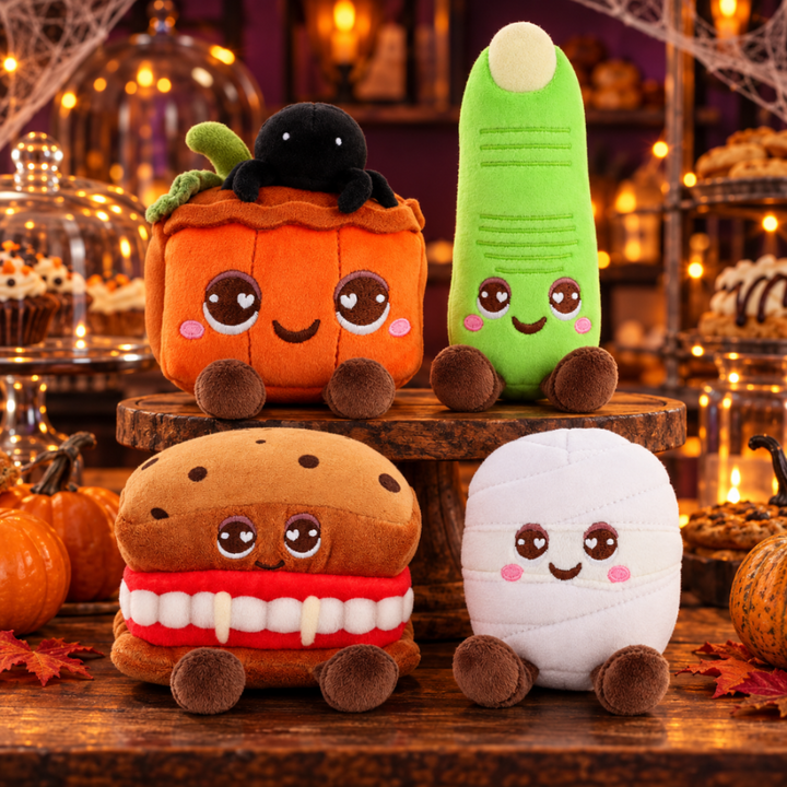 Keel Toys Halloween Bakery Treats Soft Toys - Scented Plush - Frankenstein finger