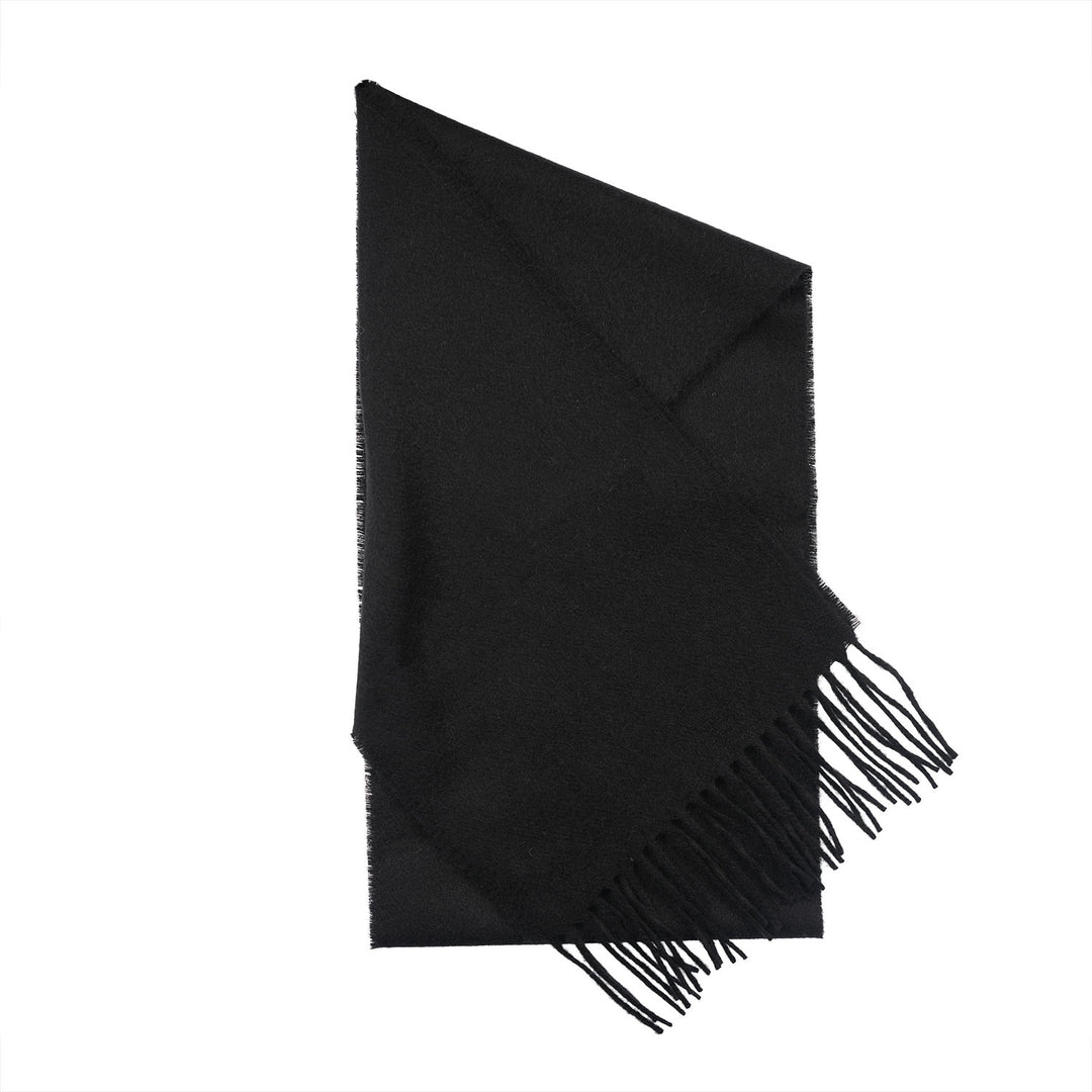 Tartan Weaving Mill 100% Pure Cashmere Scarf – Made in Scotland - Black