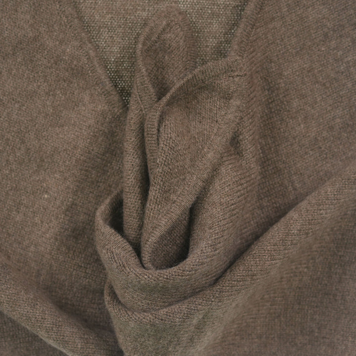 Women’s Luxury Ribbed Cashmere Triangle Scarf - OLIVE