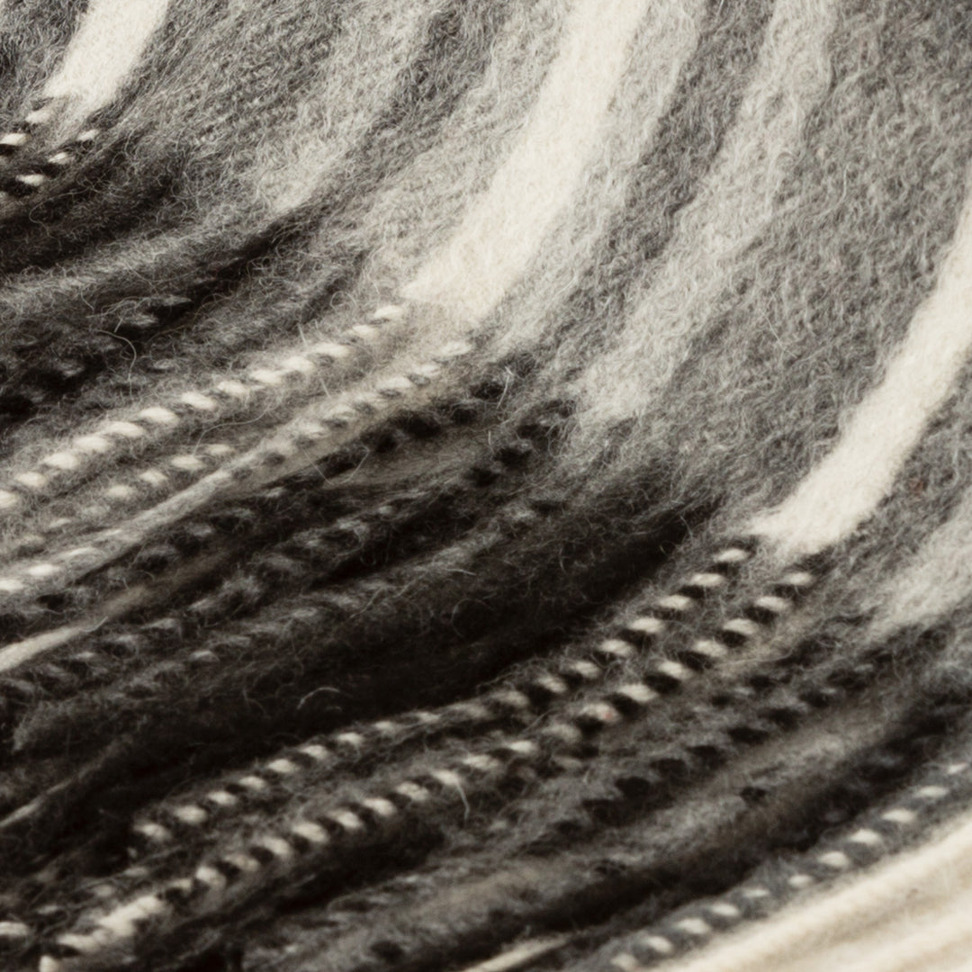 100% Pure Lambswool Blanket Throw – Luxury Soft Warm Wool Blanket - Home Décor - STEWART GREY DRESS