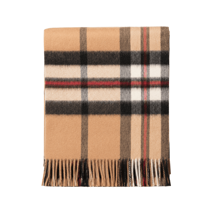 100% Pure Lambswool Blanket Throw – Luxury Soft Warm Wool Blanket - Home Décor - EXPLODED THOMSON CAMEL