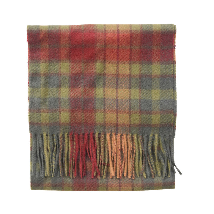 Edinburgh Cashmere Premium Lightweight Scarf - Ultra-Soft Luxury Wrap - BUCHANAN AUTUMN