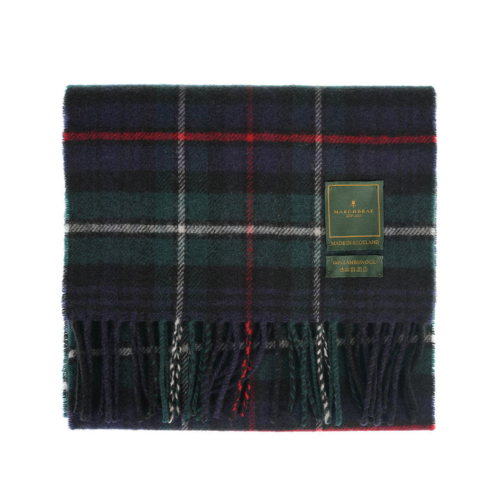 100% Lambswool Scarf – Traditional Tartan &amp; Check Designs - Made in Scotland - Mckenzie