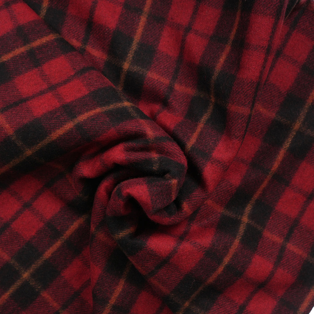 Highland Wool Blend Tartan Blanket Throw – Extra Warm Scottish Wool Blend – WALLACE