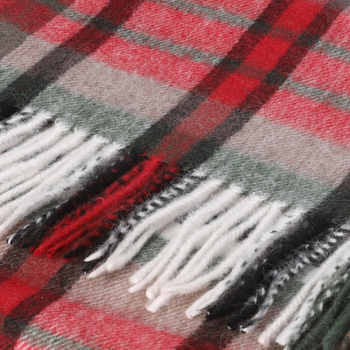 Heritage of Scotland 100% Lambswool Wide Scarf Soft Unisex Winter Wrap - Tartan &amp; Check Designs - MACDUFF DRESS