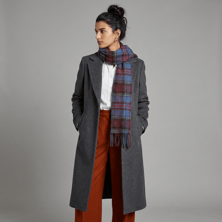Edinburgh 100% Lambswool Scarf – Premium Soft Wool Wrap - ANDERSON
