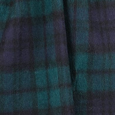 Edinburgh 100% Lambswool Scarf – Premium Soft Wool Wrap - BLACK WATCH