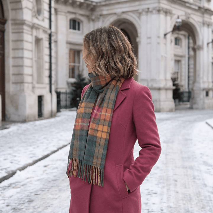 Edinburgh 100% Lambswool Scarf – Premium Soft Wool Wrap - BUCHANAN ANTIQUE
