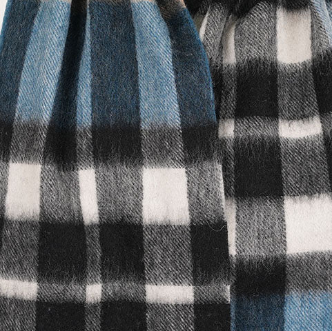 Edinburgh 100% Lambswool Scarf – Premium Soft Wool Wrap - EXPLODED SCOTTY THOMSON PACIFIC
