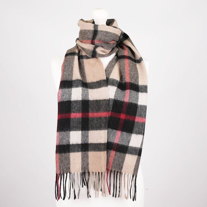 Edinburgh 100% Lambswool Scarf – Premium Soft Wool Wrap - EXPLODED THOMSON CAMEL