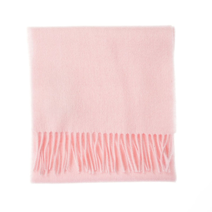 Edinburgh 100% Lambswool Scarf – Premium Soft Wool Wrap - LIGHT PINK