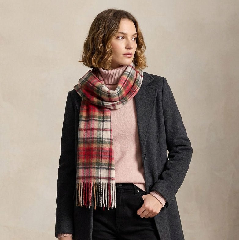 Edinburgh 100% Lambswool Scarf – Premium Soft Wool Wrap - MACDUFF DRESS