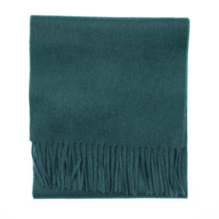 Edinburgh 100% Lambswool Scarf – Premium Soft Wool Wrap - Rainforest
