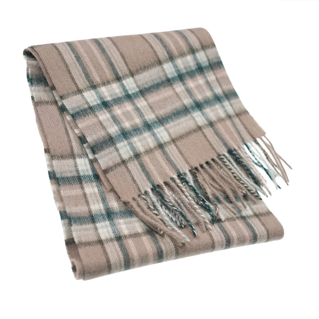 Edinburgh 100% Lambswool Scarf – Premium Soft Wool Wrap - ROYAL STEWART VINTAGE PINK