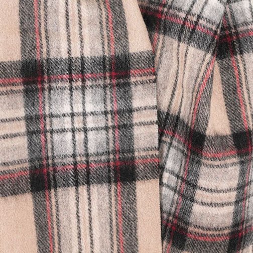 Edinburgh 100% Lambswool Scarf – Premium Soft Wool Wrap - STEWART CAMEL