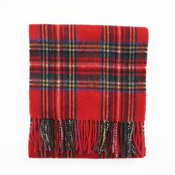 Edinburgh 100% Lambswool Scarf – Premium Soft Wool Wrap - STEWART ROYAL