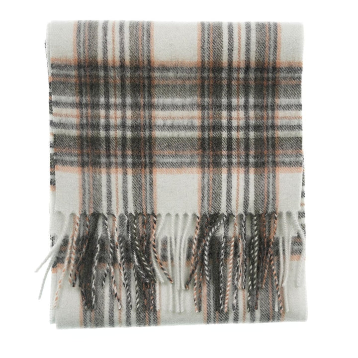 Edinburgh 100% Lambswool Scarf – Premium Soft Wool Wrap - ROYAL STEWART VINTAGE DUCK EGG