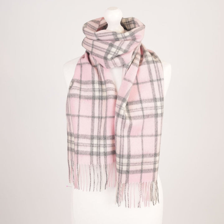 Edinburgh 100% Lambswool Scarf – Premium Soft Wool Wrap - THOMSON PALE PINK