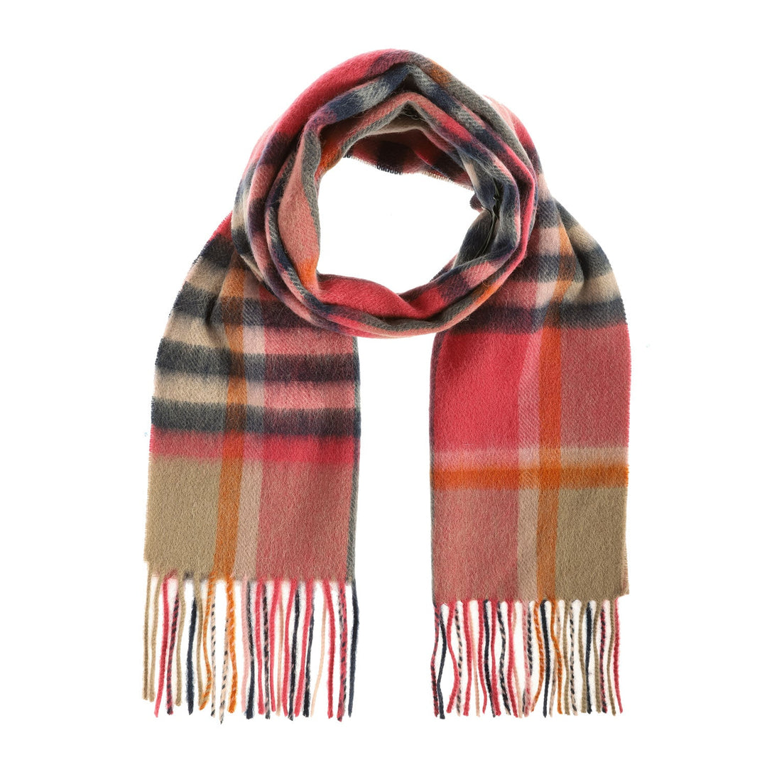 Edinburgh 100% Lambswool Scarf – Premium Soft Wool Wrap - MACDONALD LT GREEN MIX