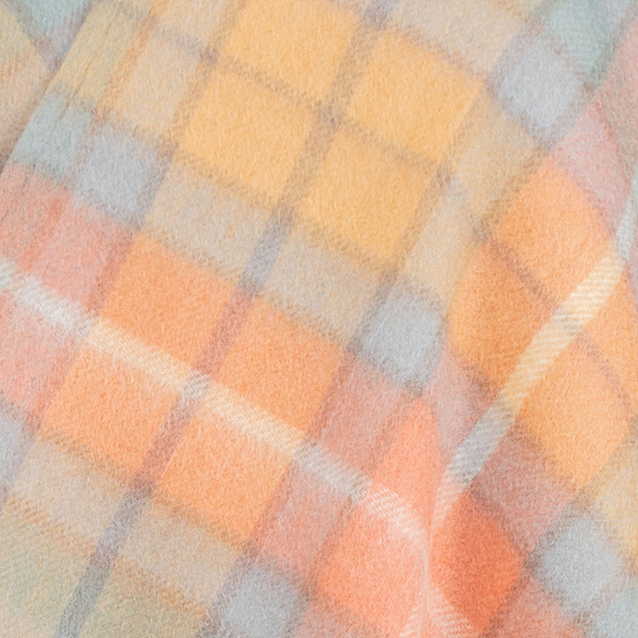 Edinburgh Lambswool Long Tartan Cape - Premium Plaid Wrap - Buchanan Antique