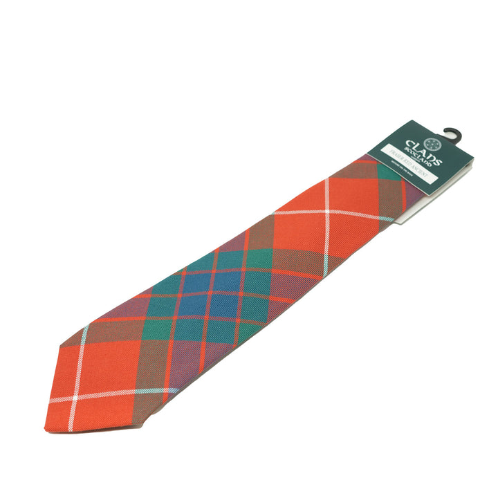 Traditional Scottish Clan Tartan Tie – Traditional Plaid Necktie - FRASER RED ANCIENT