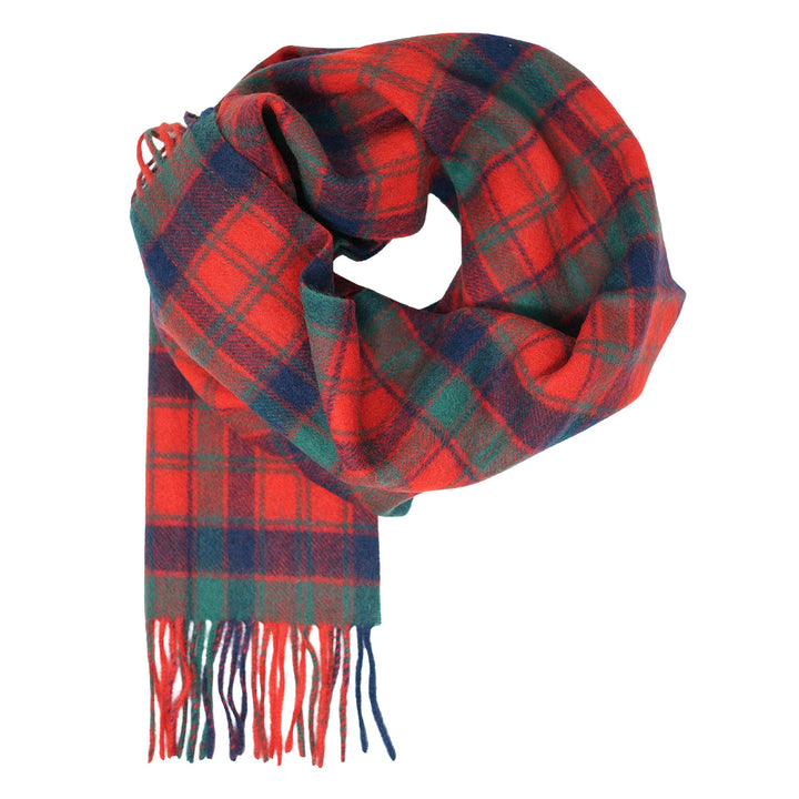Tartan of Scotland 100% Pure New Wool Clan Scarf - Robertson Red