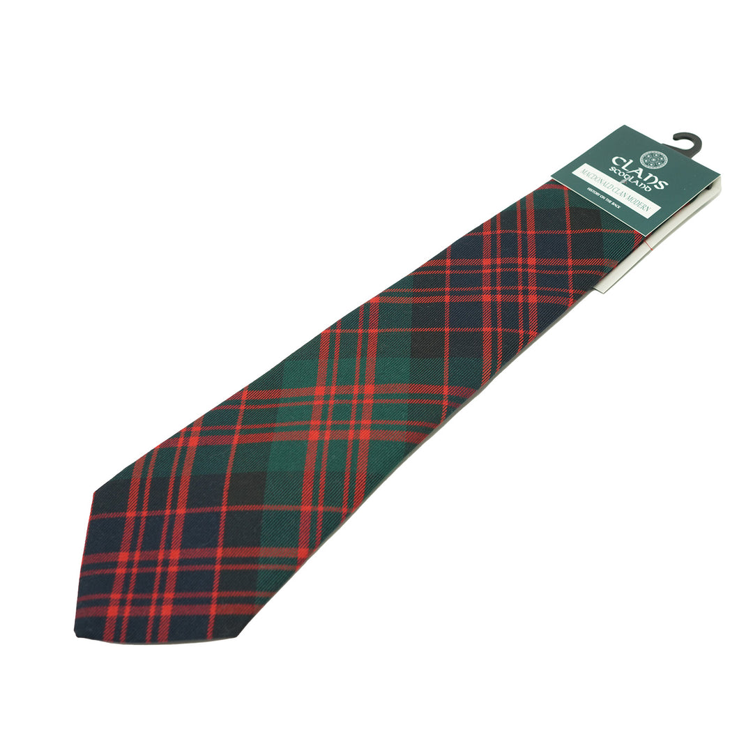 Traditional Scottish Clan Tartan Tie – Traditional Plaid Necktie - MACDONALD CLAN
