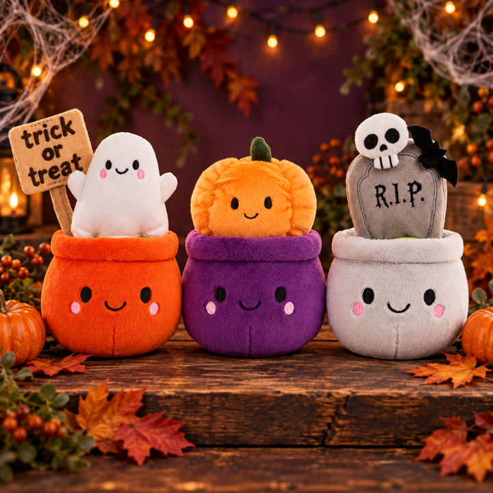 Keel Toys Keeleco Botanical Garden Halloween Soft Toys - Pumpkin