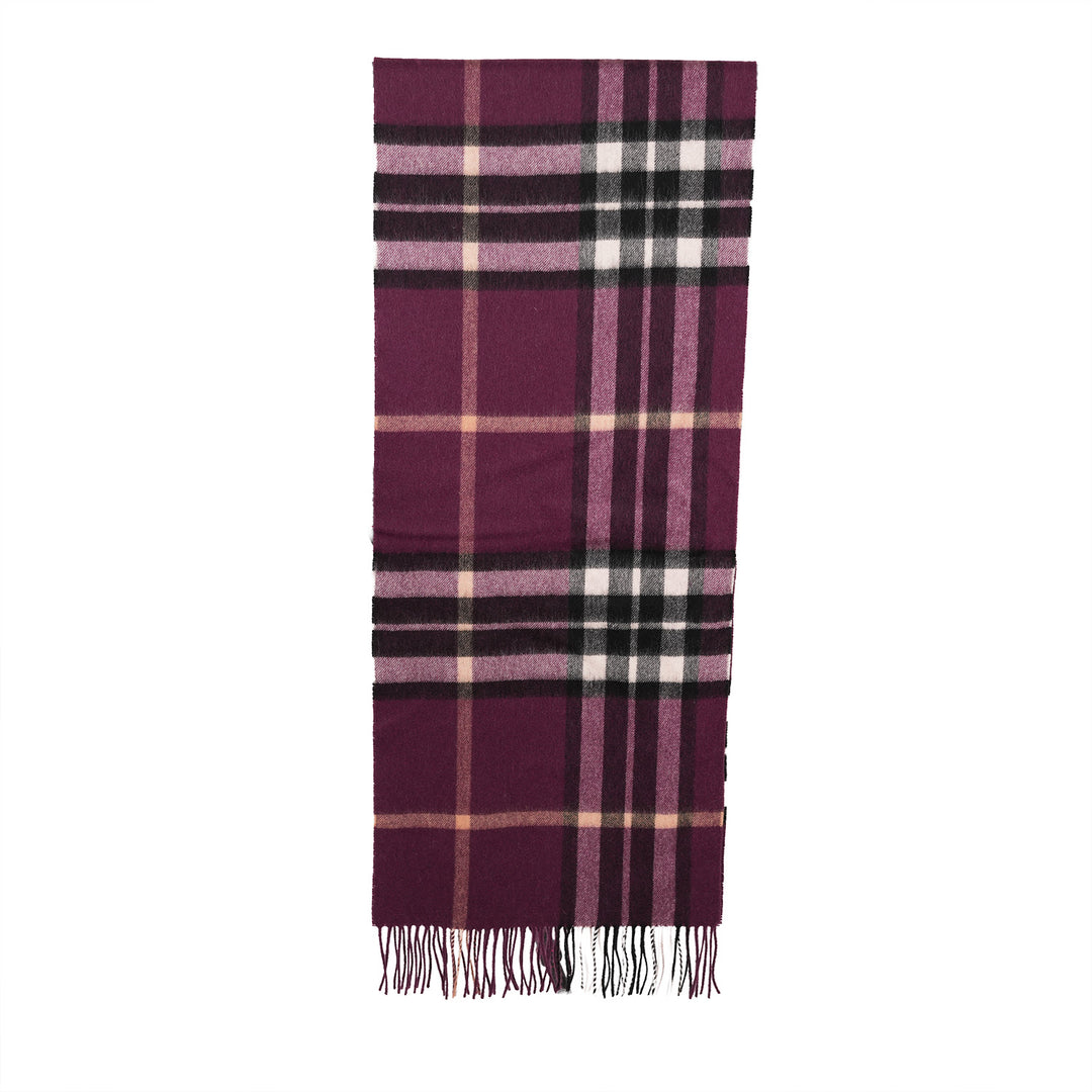 Heritage of Scotland 100% Lambswool Wide Scarf Soft Unisex Winter Wrap - Tartan &amp; Check Designs - Enlarged Off Scotty Thom Cabernet