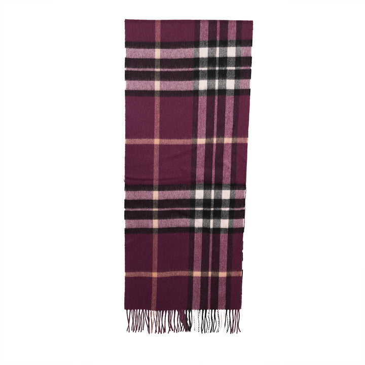 Heritage of Scotland 100% Lambswool Wide Scarf Soft Unisex Winter Wrap - Tartan &amp; Check Designs - Enlarged Off Scotty Thom Cabernet