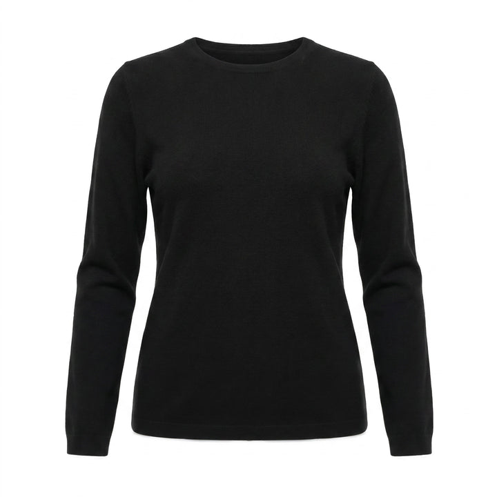 Dunedin Cashmere 100% Cashmere Crew Neck Jumper - Black