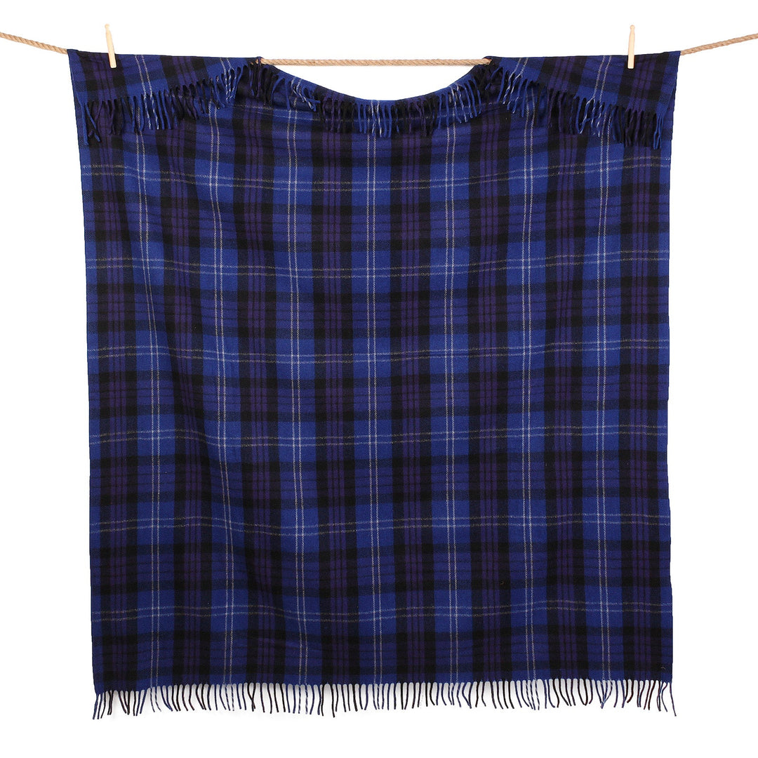 Highland Wool Blend Tartan Blanket Throw – Extra Warm Scottish Wool Blend – HERITAGE OF SCOTLAND