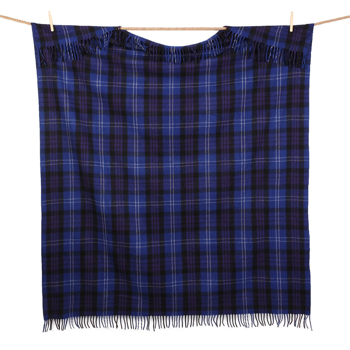 Highland Wool Blend Tartan Blanket Throw – Extra Warm Scottish Wool Blend – HERITAGE OF SCOTLAND
