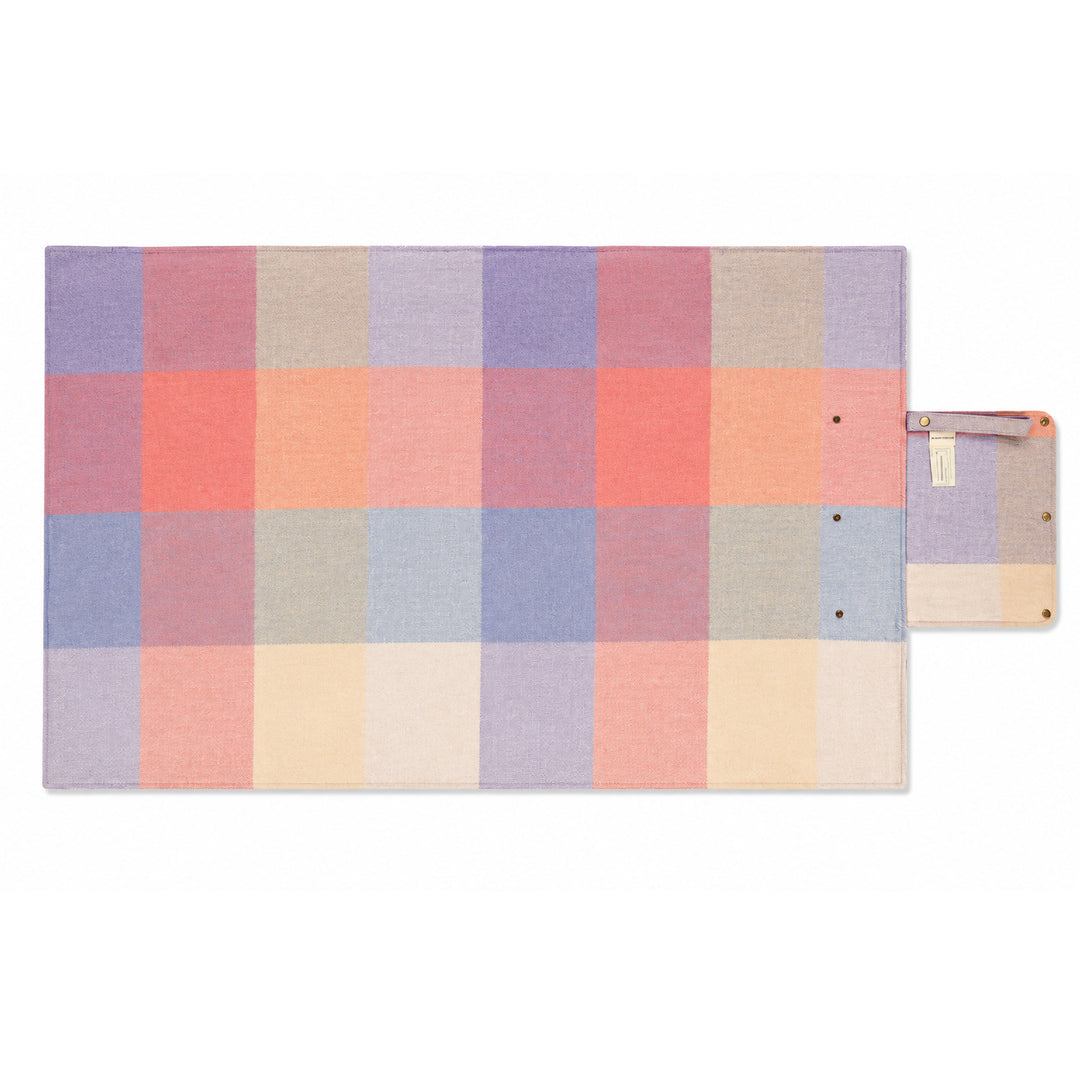 Woodside Travel Picnic Blanket with Carry Strap - Pastel