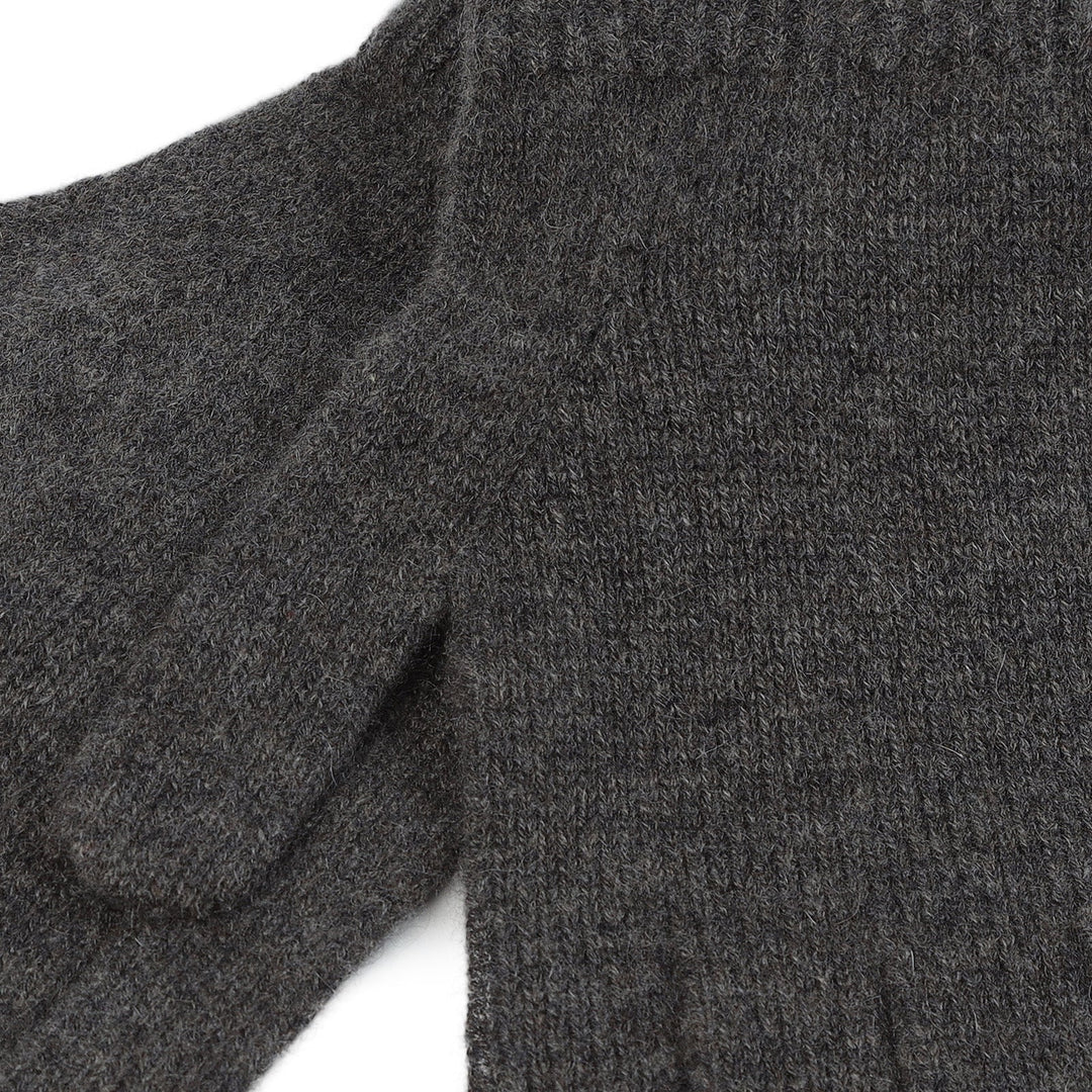 100% Cashmere Plain Glove Gents Ptarmigan - Dunedin Cashmere