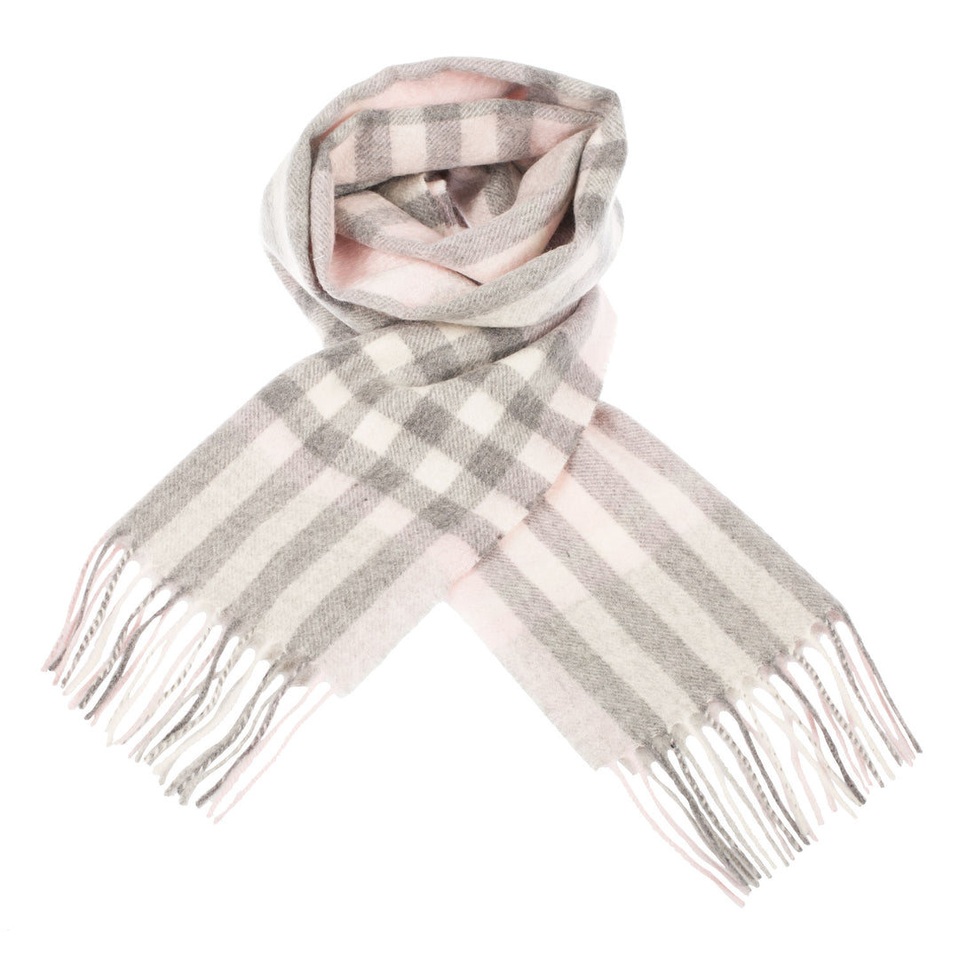 Plaid Scarf Burberry Pink Scarf Cashmere Edinburgh Cashmere