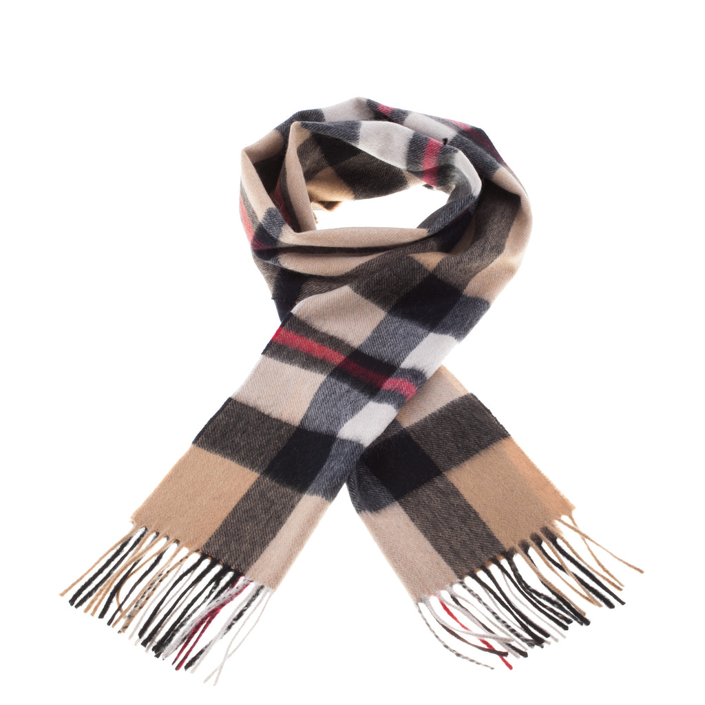 Edinburgh Cashmere Scarf EXPLODED THOMSON CAMEL | Dunedin Cashmere