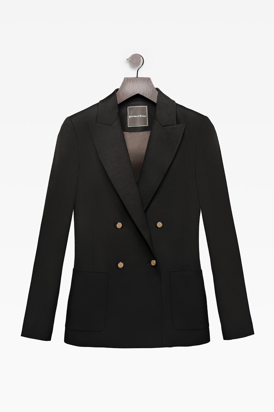 Carrie Black Double Breasted Jacket: Tailored Elegance Essential for Modern Women