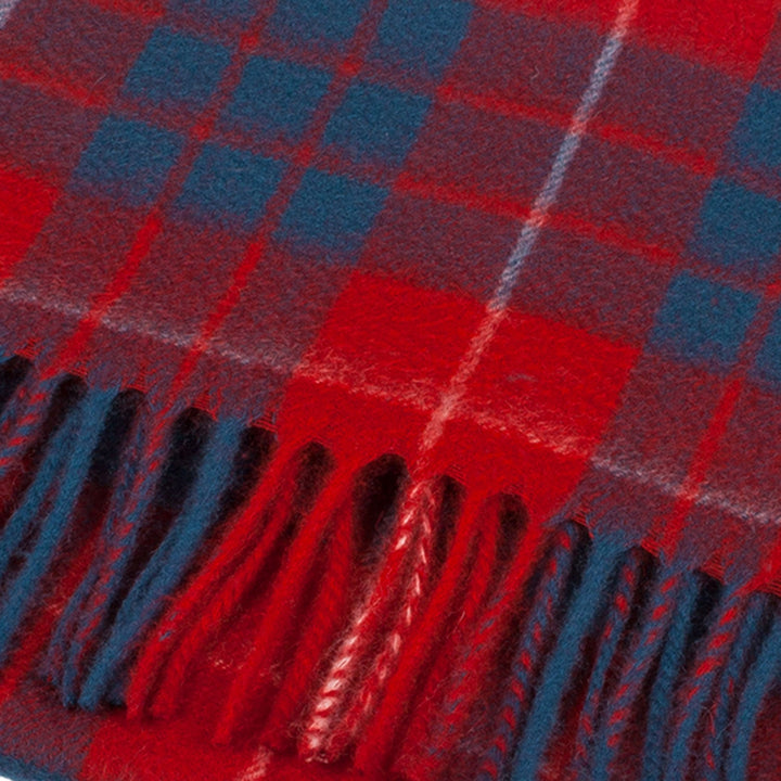 Cashmere Scottish Tartan Clan Scarf Hamilton Red - Dunedin Cashmere
