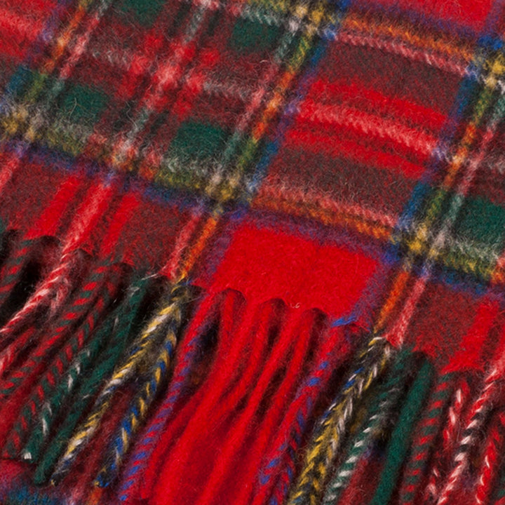 Cashmere Scottish Tartan Clan Scarf Stewart Royal - Dunedin Cashmere
