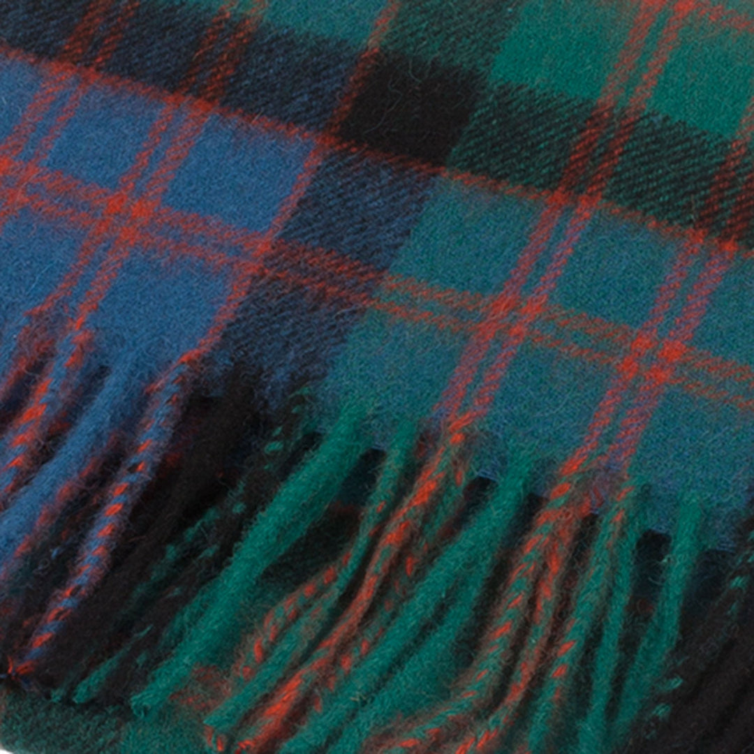 Lambswool Scottish Tartan Clan Scarf Macdonald Clan Ancient - Dunedin Cashmere