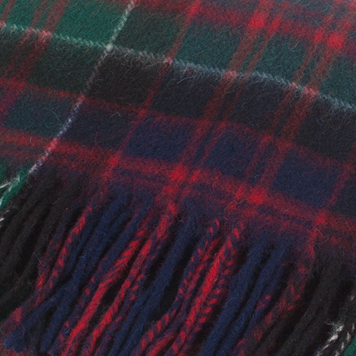 Lambswool Scottish Tartan Clan Scarf Macdonald Of Clanranald - Dunedin Cashmere
