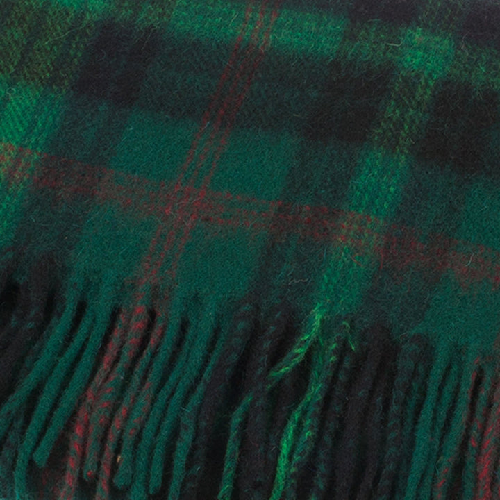 Lambswool Scottish Tartan Clan Scarf Ross Hunting - Dunedin Cashmere