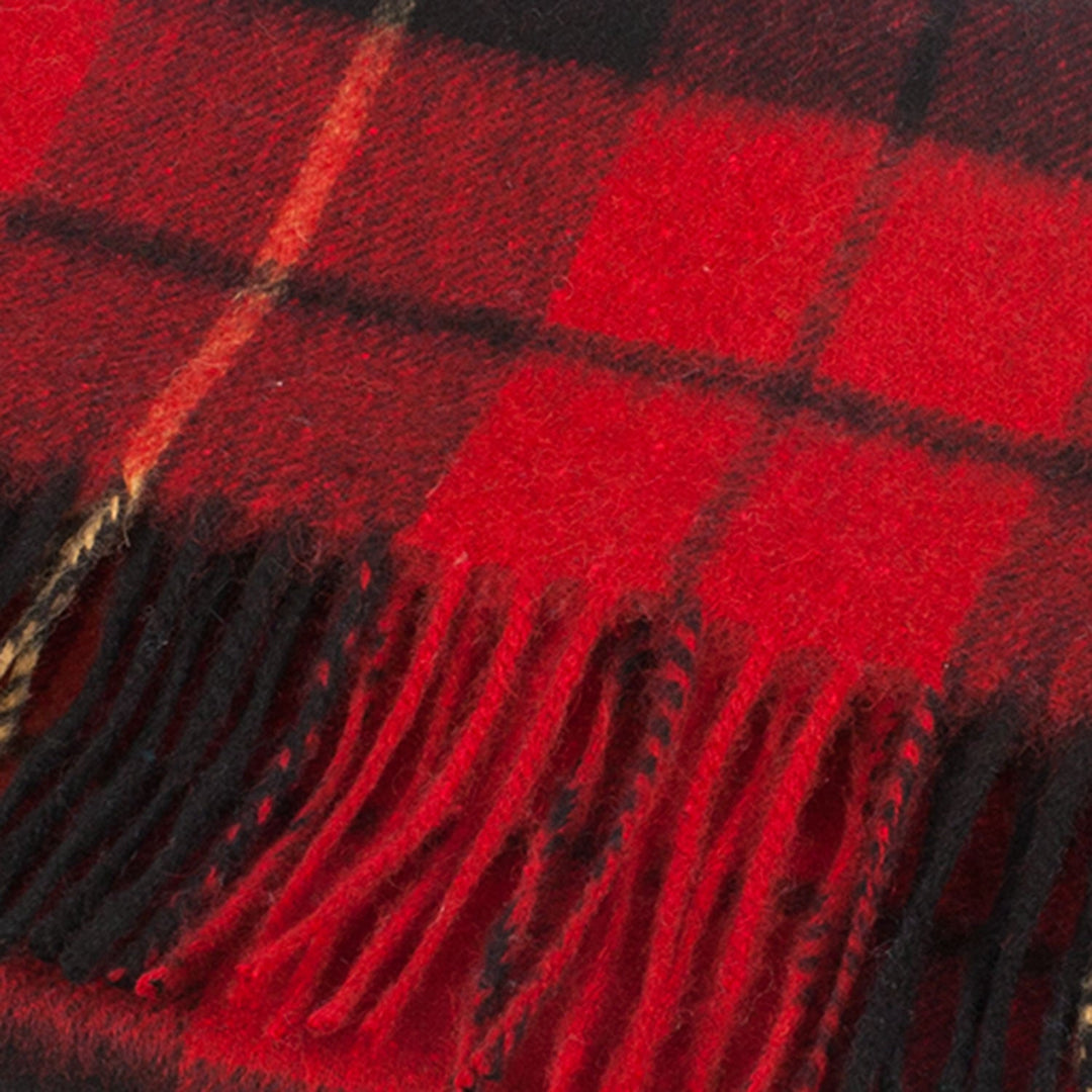 Lambswool Scottish Tartan Clan Scarf Wallace - Dunedin Cashmere