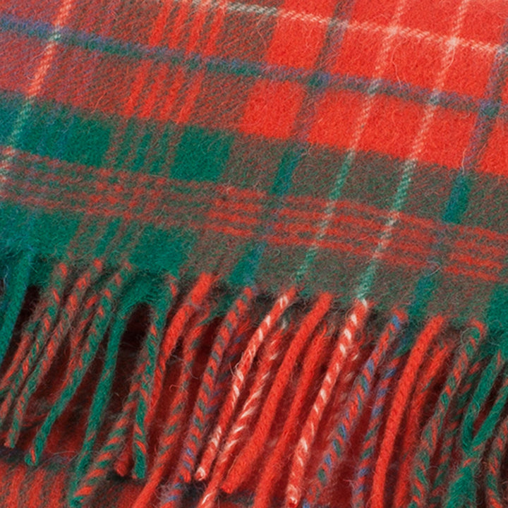 Lambswool Scottish Tartan Clan Scarf Wilson Ancient - Dunedin Cashmere